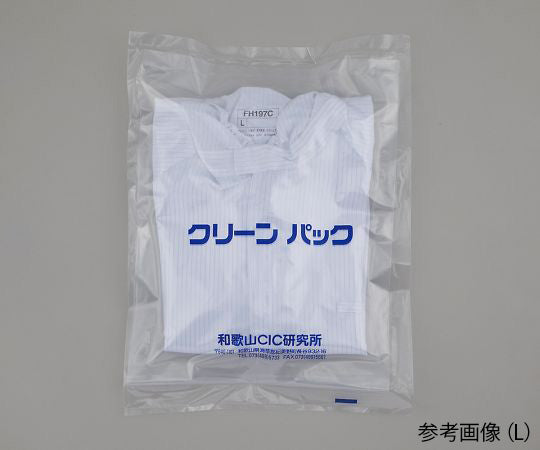 무먼지・AS197C(후드 첨부・클린 세정제) 화이트 M 1장