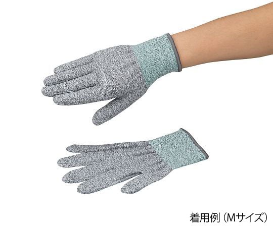 アズツール耐切創手袋(レベル3・コート無) 黄 LLサイズ 1双