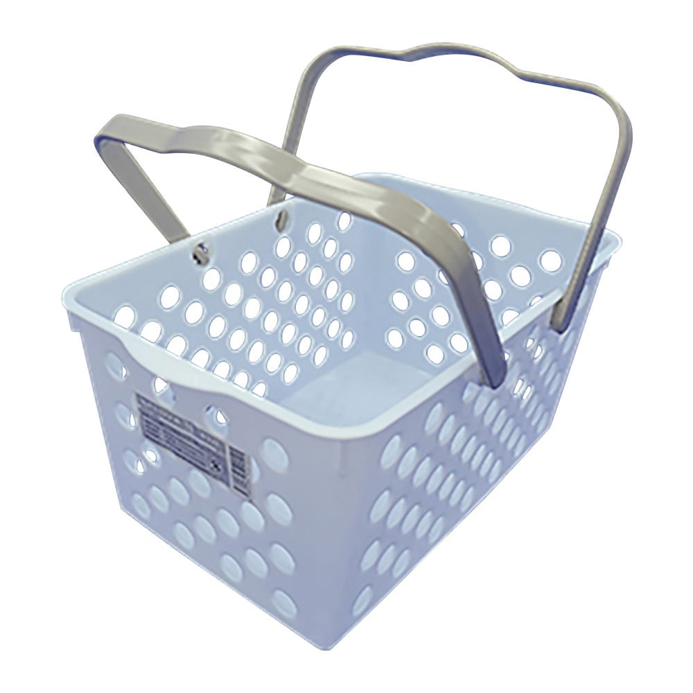 ハンドルバスケット M ホワイト HB-012 1個