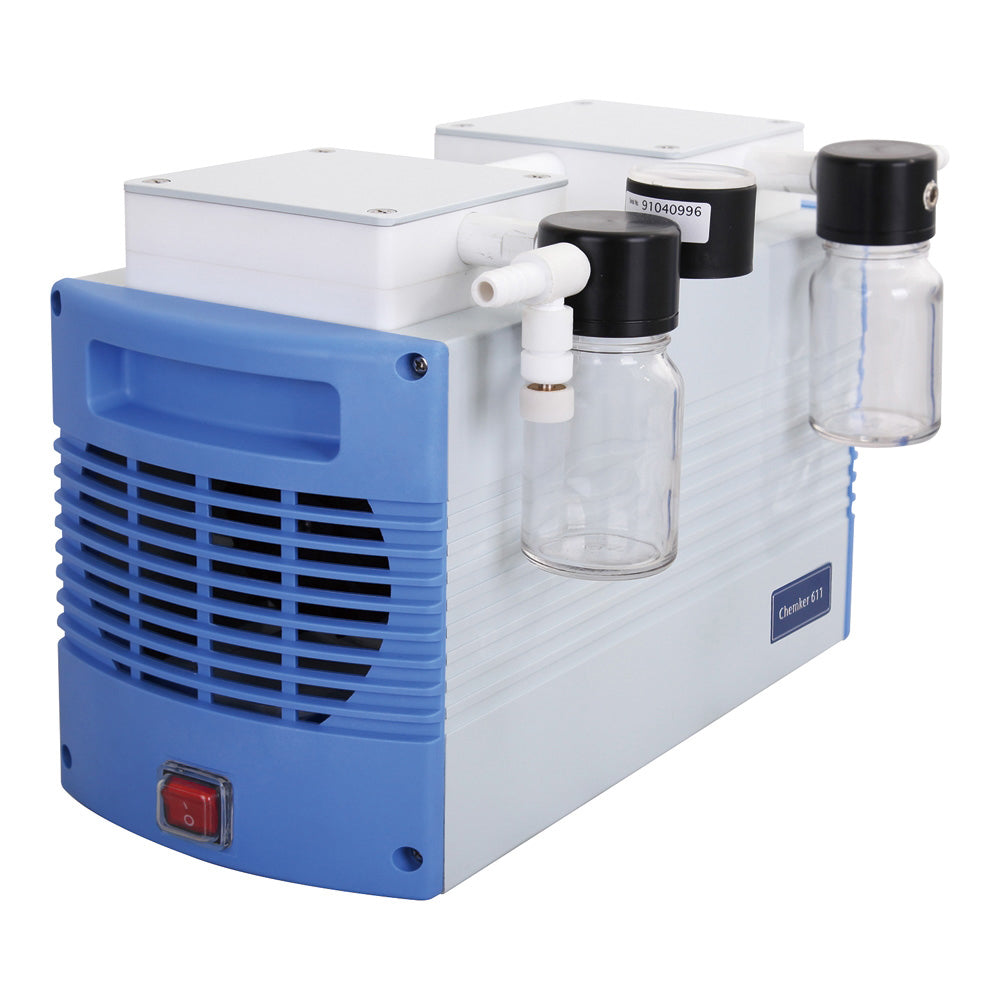 내약품성 진공 펌프(고진공, 트랩 병 부속 타입) 30/34L/min(50/60Hz) Chemker611 1개