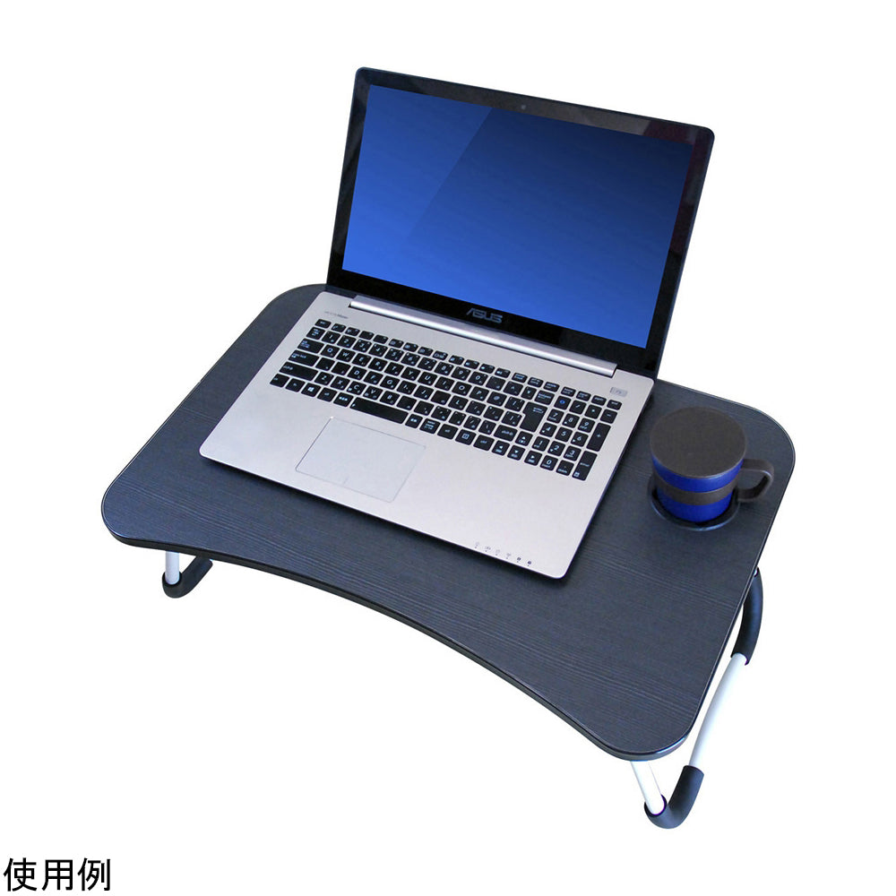 折りたたみローテーブル 黒 L-TB-B 1個