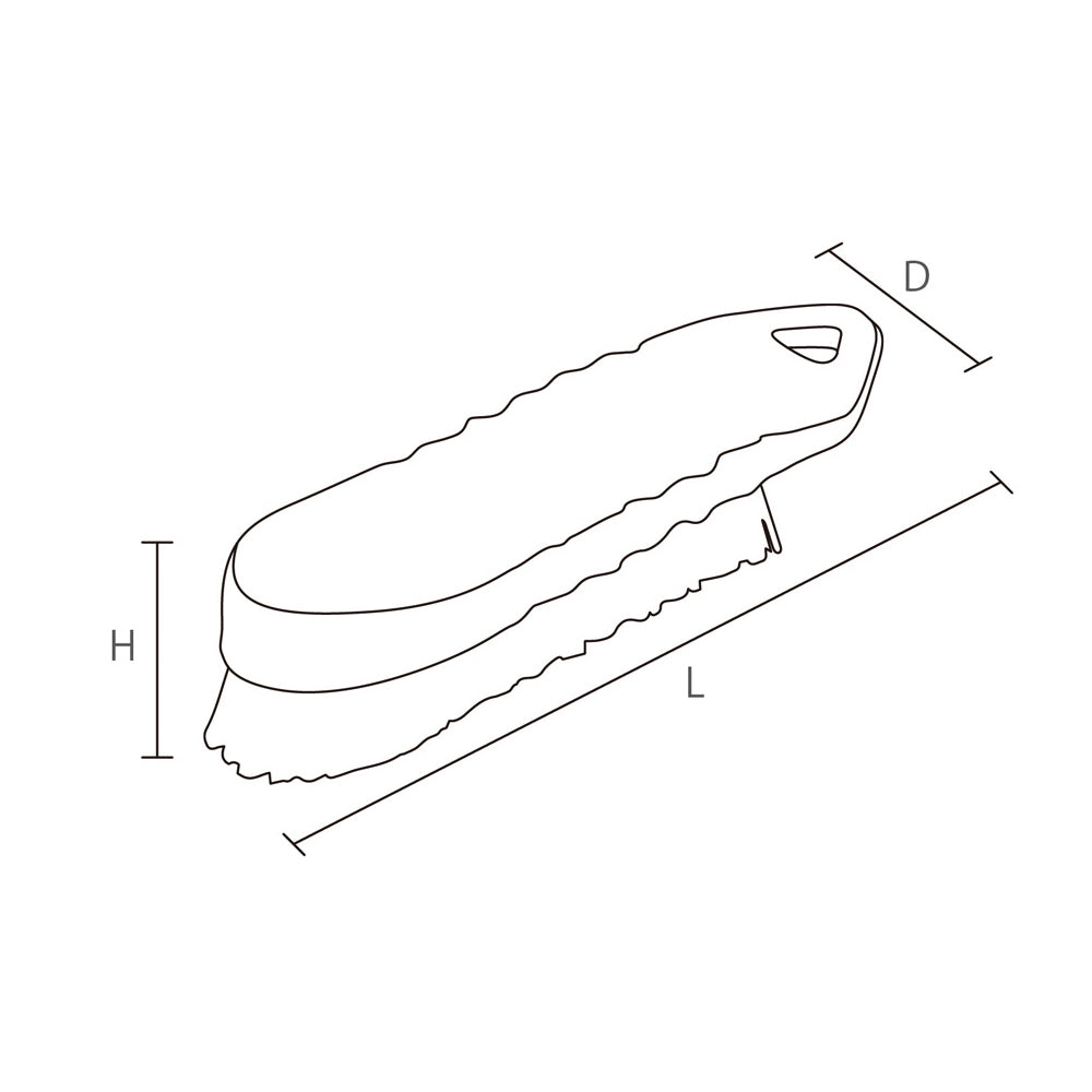 Hand brush (soft, PBT bristles) green SINKS-G 1 piece