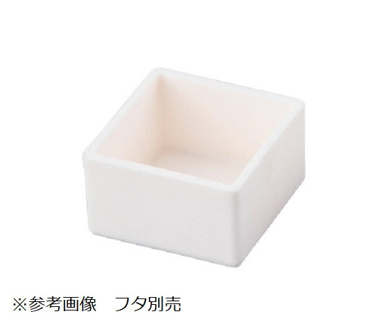 Alumina firing container, body, 90mm square, 1 piece