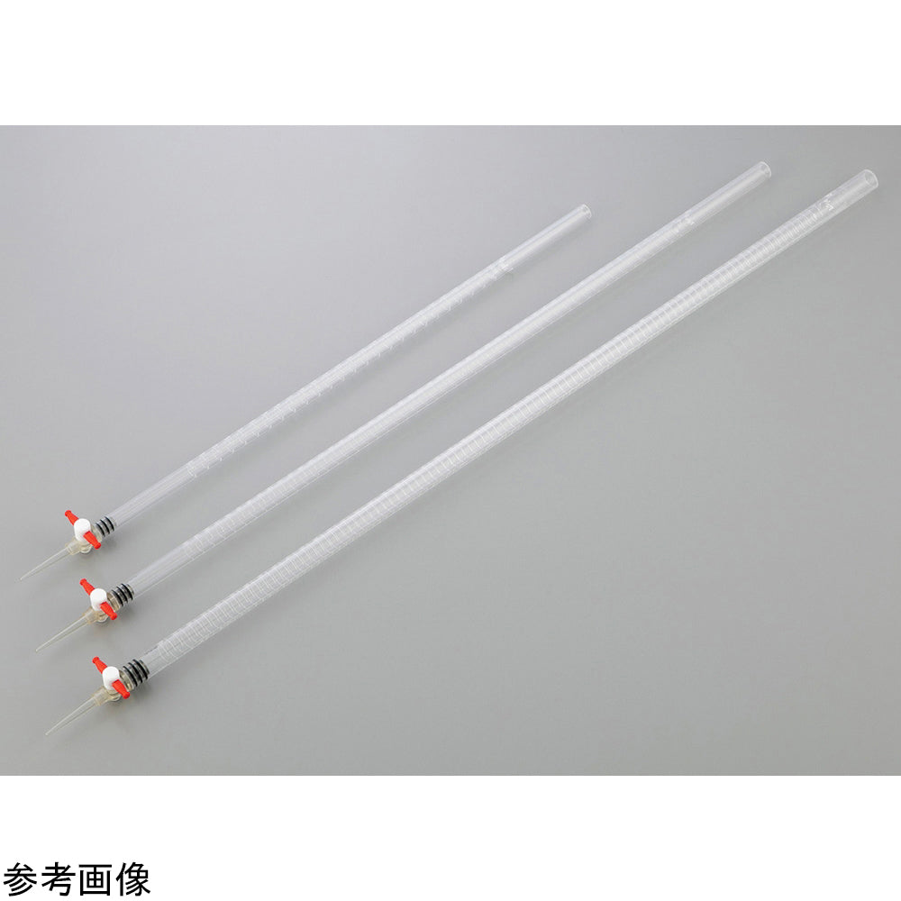 プラスチックビュレット(TPXコック付)100mL 11503 1個