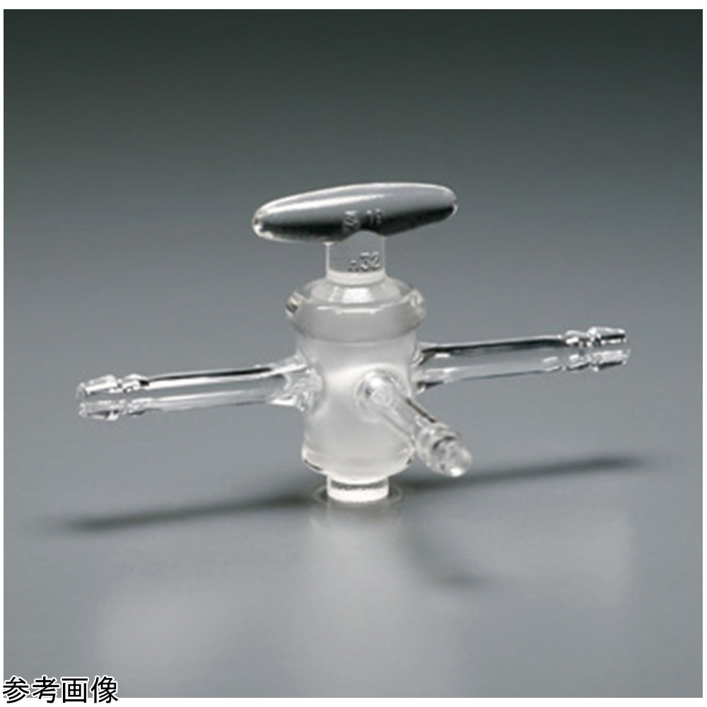 Three-way cock (rubber stopper type) 15/35 φ6mm CL0461-01-10 1 piece