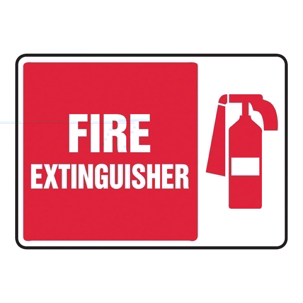 경고・주의 환기 라벨(영문자) Fire Extinguisher MFXG423VS 1장