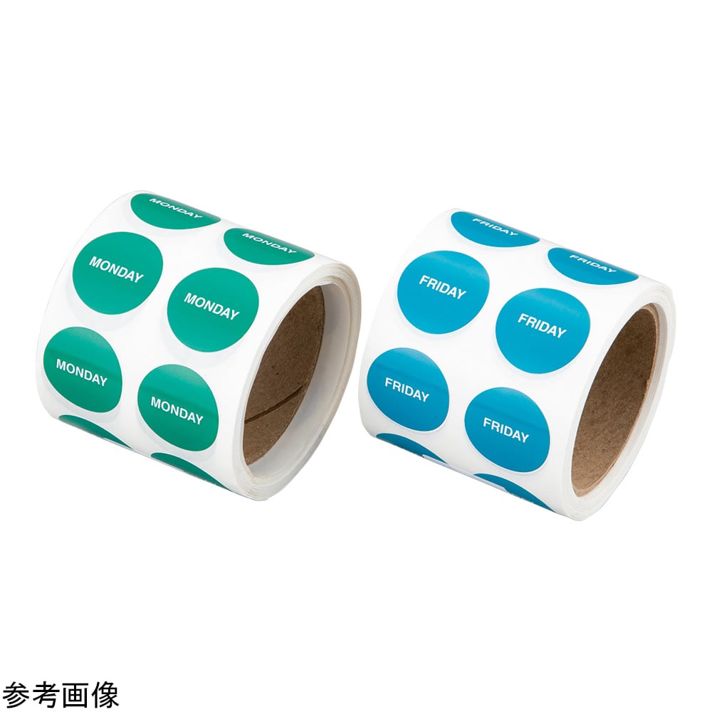 ウィークリーラベルφ38mm・英字 MON 500枚入 LDT320MD 1巻(500枚入)