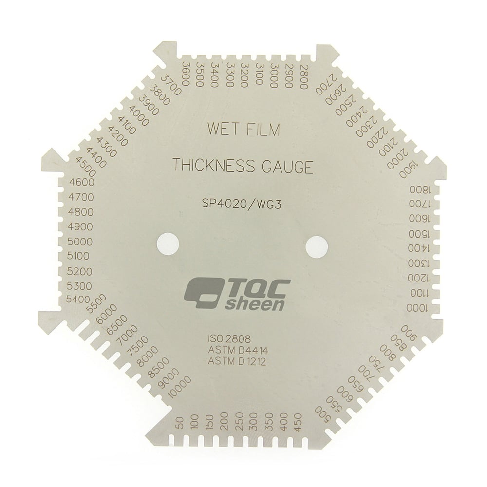 角形ウェットフィルム膜厚計 測定範囲:50~10000μm SP4020 1個
