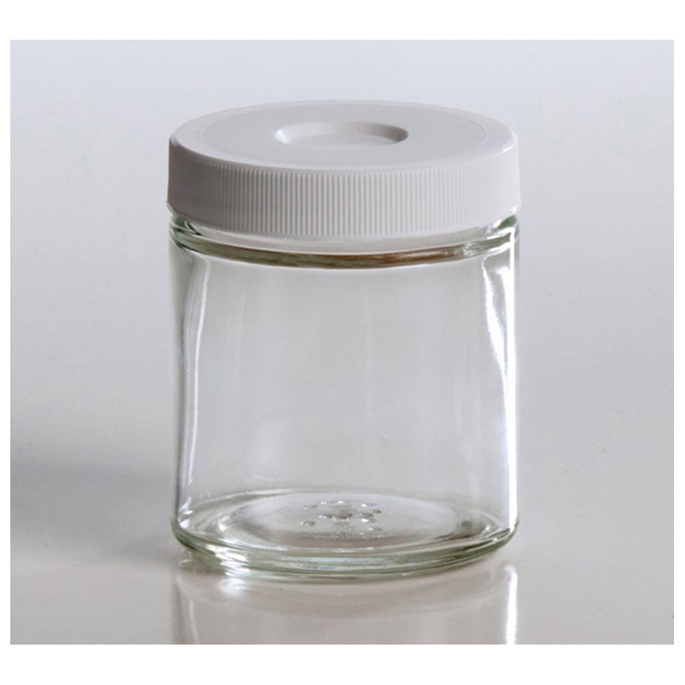 セプタム付きボトル・広口 110mL レベル2 透明 24本入 2114-S004 1箱(24本入)