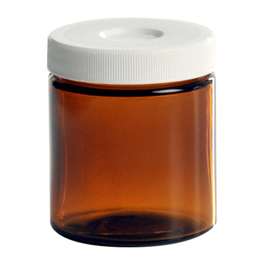 セプタム付きボトル・広口 110mL 未洗浄 茶 24本入 1124-S004 1箱(24本入)