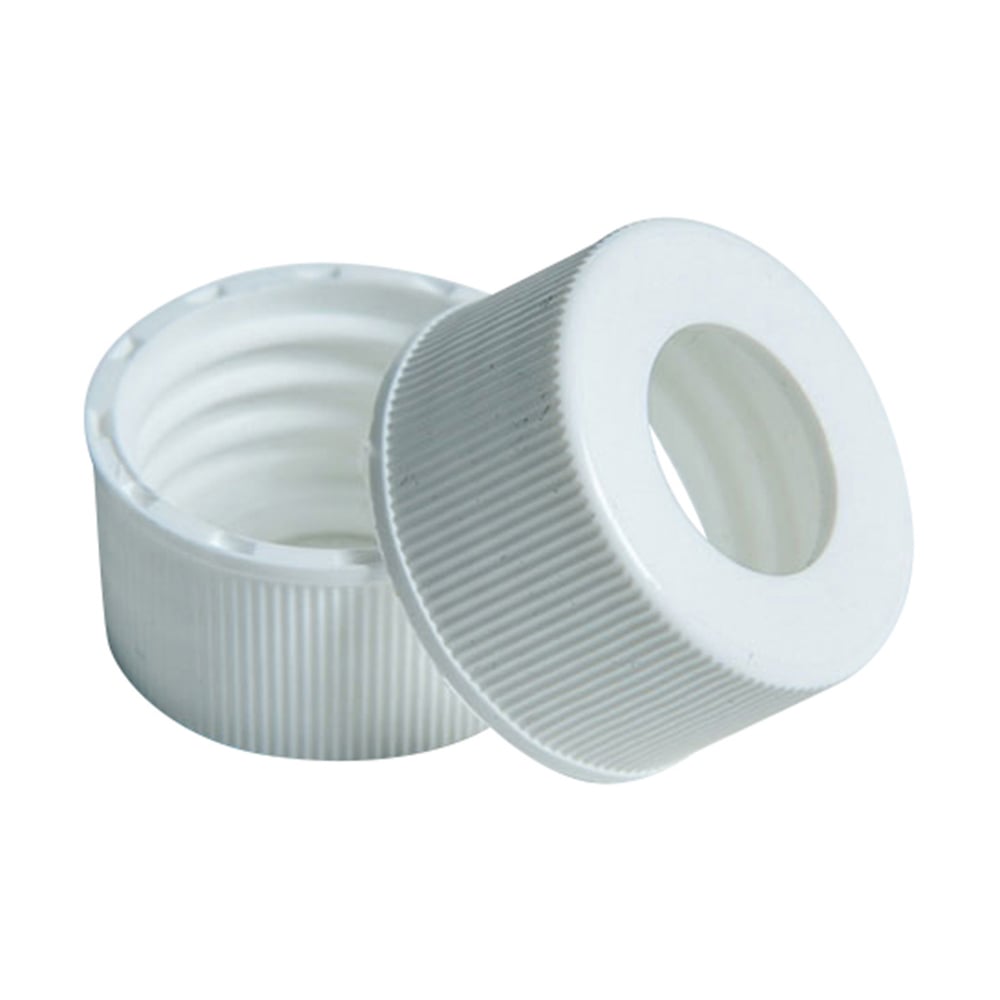 음료수 분석용 EPA 바이알・VOC/VOA용 천공 캡(흰색) 100개입 1M24-414W 1상자(100개입)