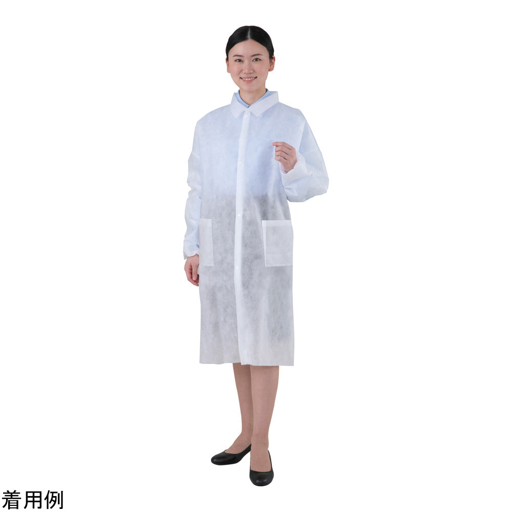 ディスポ白衣(ボタン留め)103cm SN304-XL 1枚
