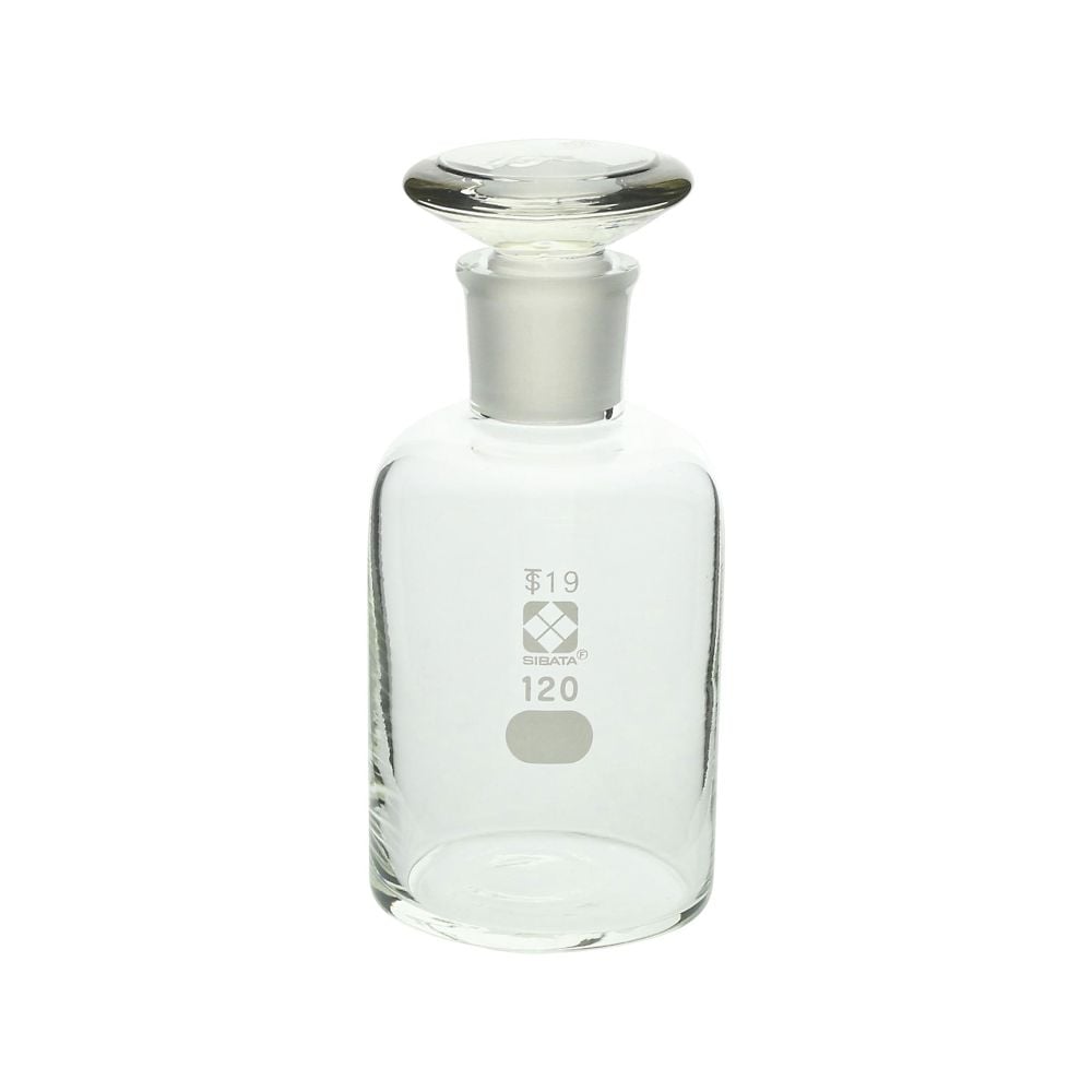 共通摺合わせ細口試薬瓶 120mL 1本