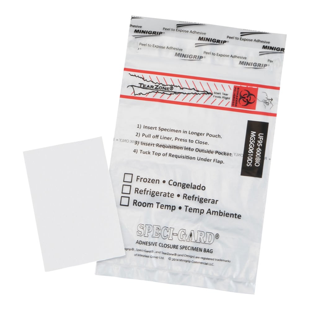 Sample transport bag, reusability prevention, 1000 pieces, UF95-600BIO, 1 box (1000 pieces)