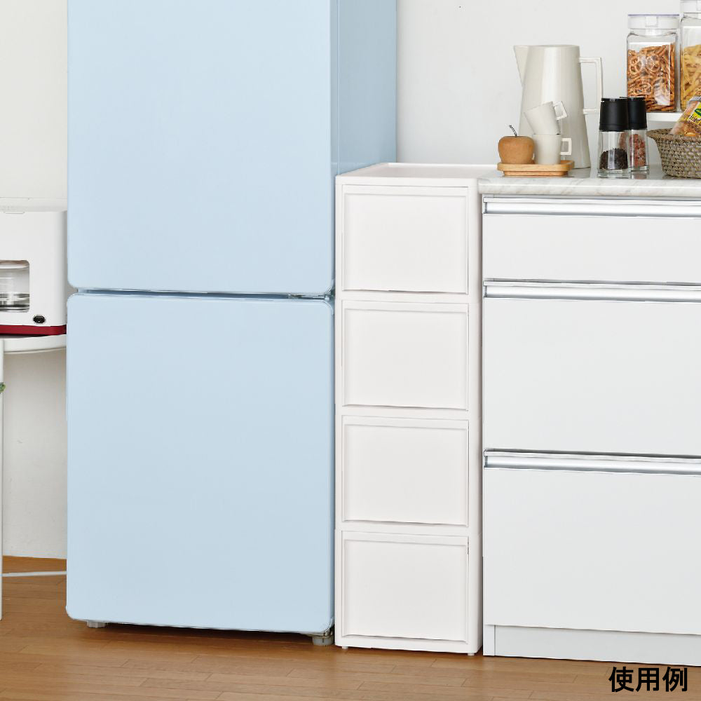 리세 스타일 미들 스토커 올 화이트 M×4단 M4 MIDOLE 1개