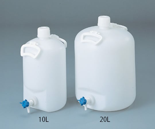 Handy bottle with stopcock, 10L, narrow mouth cock, 1 piece