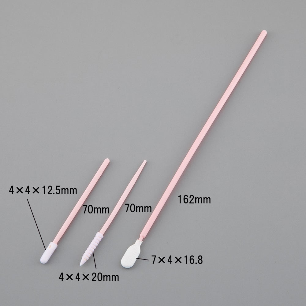 クリーンルームスワブ 4×4×12.5mm 70mm 1袋(100本入) LT070RESD20P 1袋(100本入)