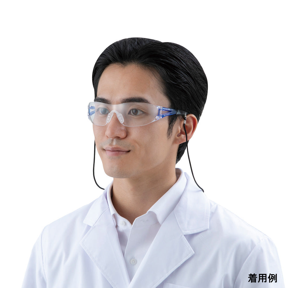 JIS一眼形軽量保護メガネ(JIS T8147適合)上部ひさしカバーなし・ストラップなし LF-201A 1個