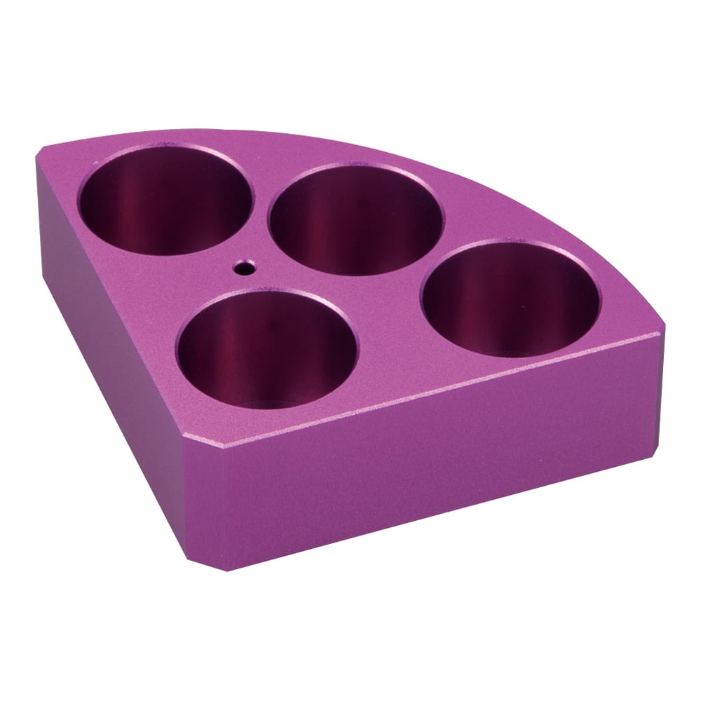 핫 교반기 용 쿼터 블록 보라색 18900003 1 개