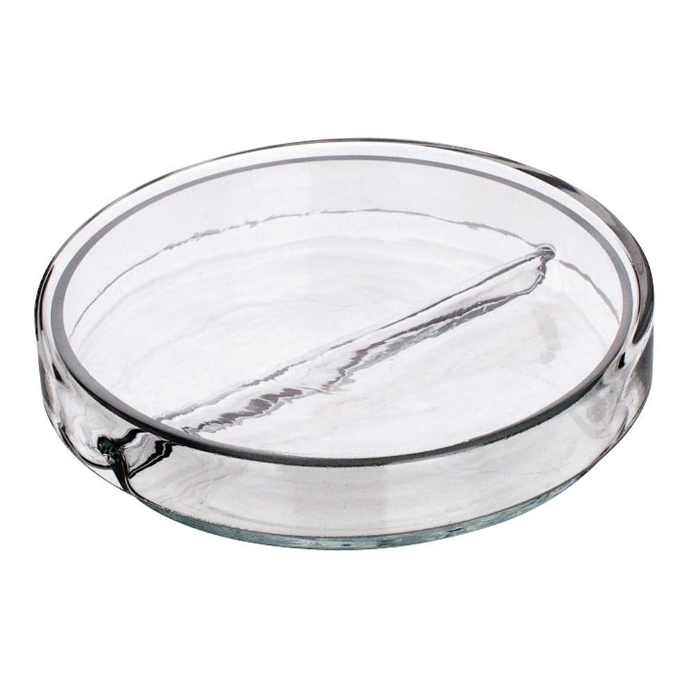Divided Petri dish, 2-division type, 1632491005100, 1 piece