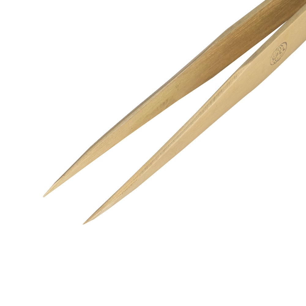 Brass tweezers 125mm 0.6mm AA-BRASS/P 1pc
