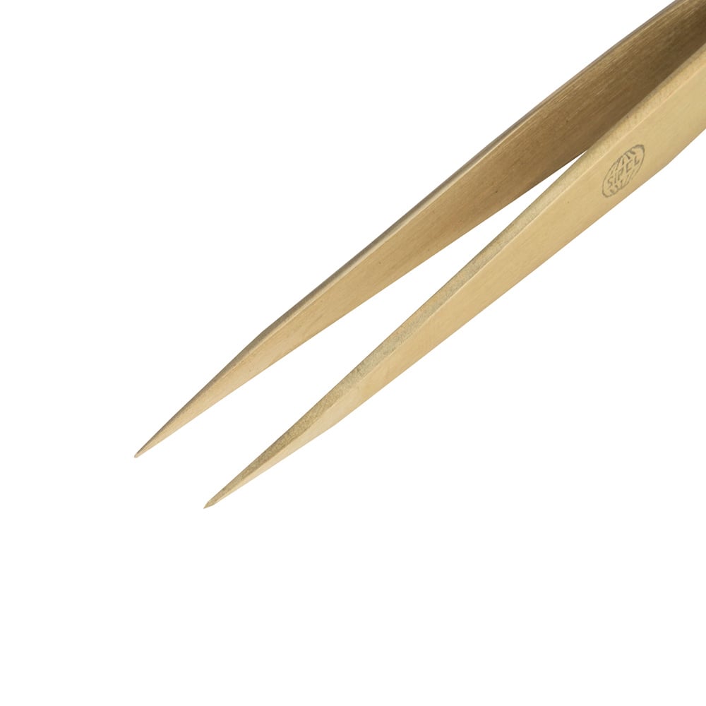 Brass tweezers 125mm 0.5mm P-BRASS/P 1 piece