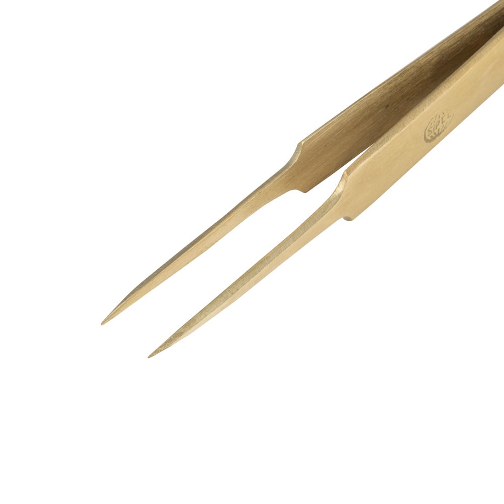 Brass tweezers 110mm 0.4mm 5-BRASS/P 1pc