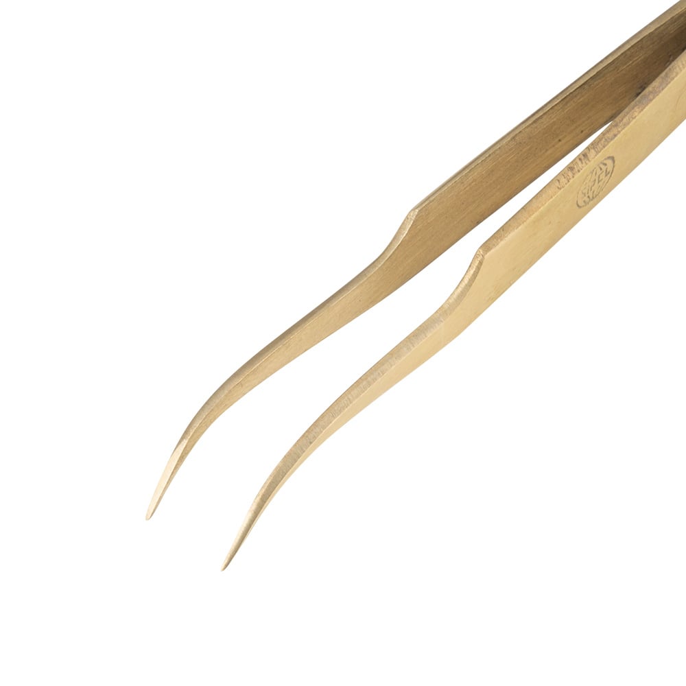 Brass tweezers 115mm 0.5mm 7-BRASS/P 1pc