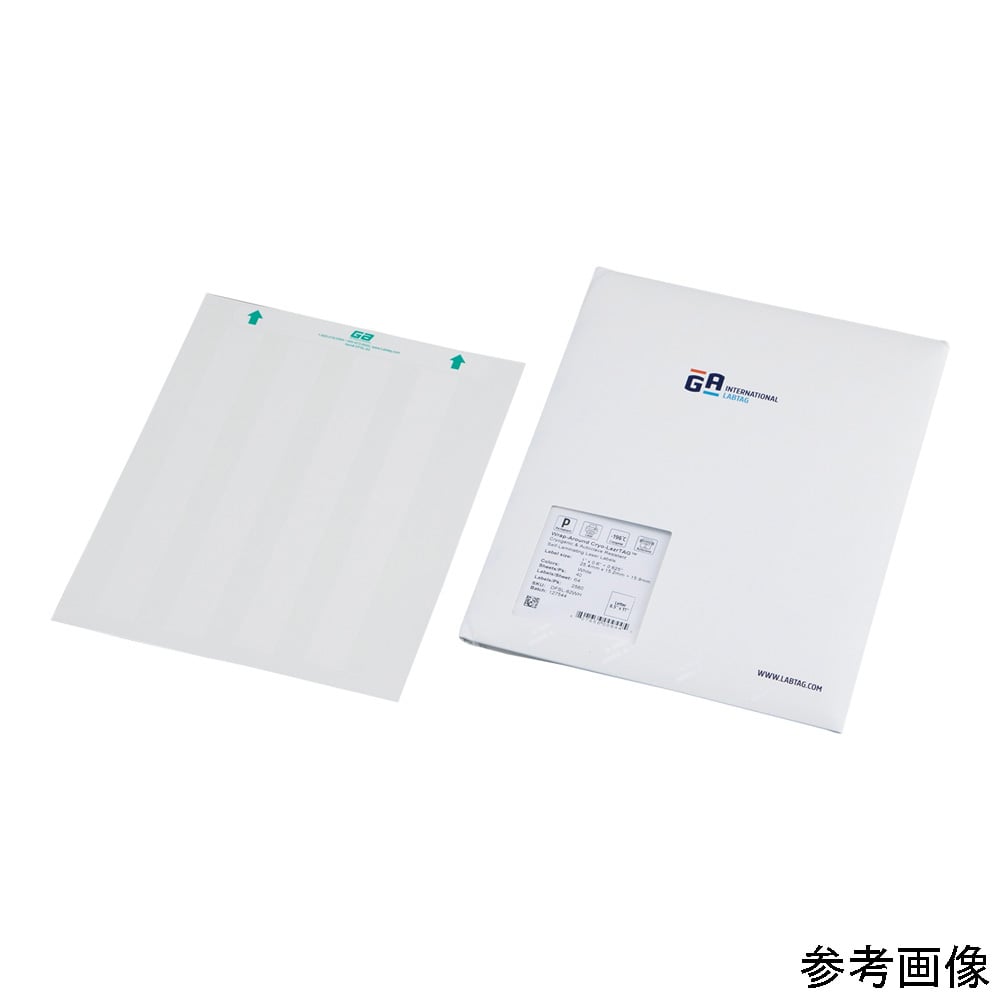 Self-laminating low-temperature autoclave label (white + transparent) 25.4 x 15.2 + 15.9 mm 1 pack (160 x 16 sheets) DFSL-62WH 1 pack (16 sheets)