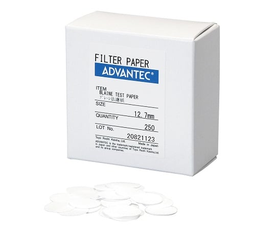 Blaine method filter paper No.5A 250 sheets 01511012 1 box (250 sheets)