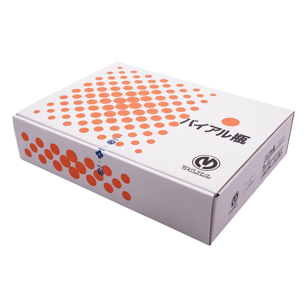バイアル瓶 30mL 透明 50本入 No.6 1箱(50本入)