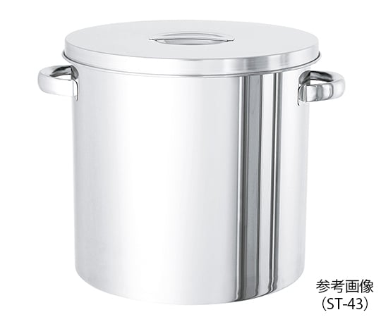 フタ付きステンレス大型タンク 100L ST-47H 1個