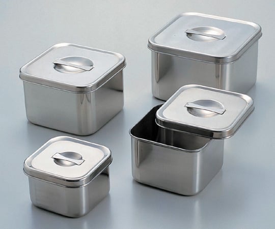 손잡이 포함 스테인리스 각형 포트 1.1L No.2 1개