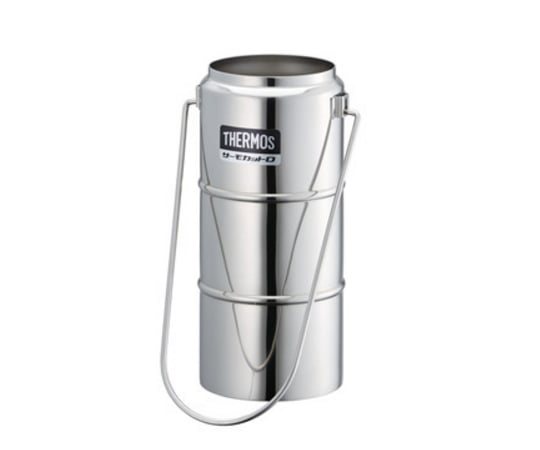 ステンレス製デュワー瓶(2重構造) 栓なし D-1001 1個