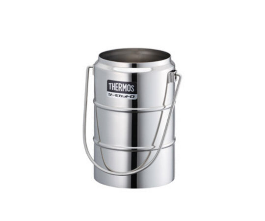 ステンレス製デュワー瓶(2重構造) 栓なし D-1001W 1個