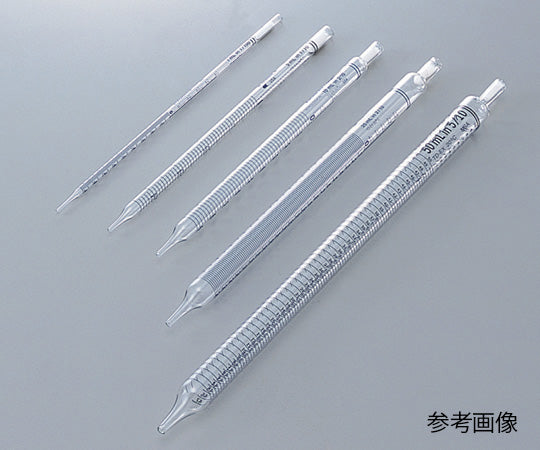 Disposable borosilicate glass pipette, short length (with cotton plug, sterilized), 25mL, 0.2mL graduations, 1 box (100 pieces x 2 boxes) 13-678-36D 1 box (100 pieces x 2 boxes)
