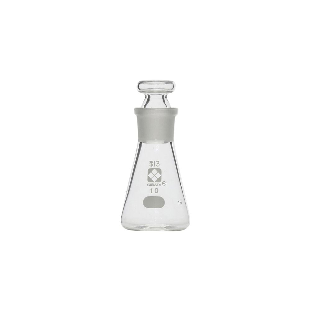 共栓三角フラスコ 10mL 1個