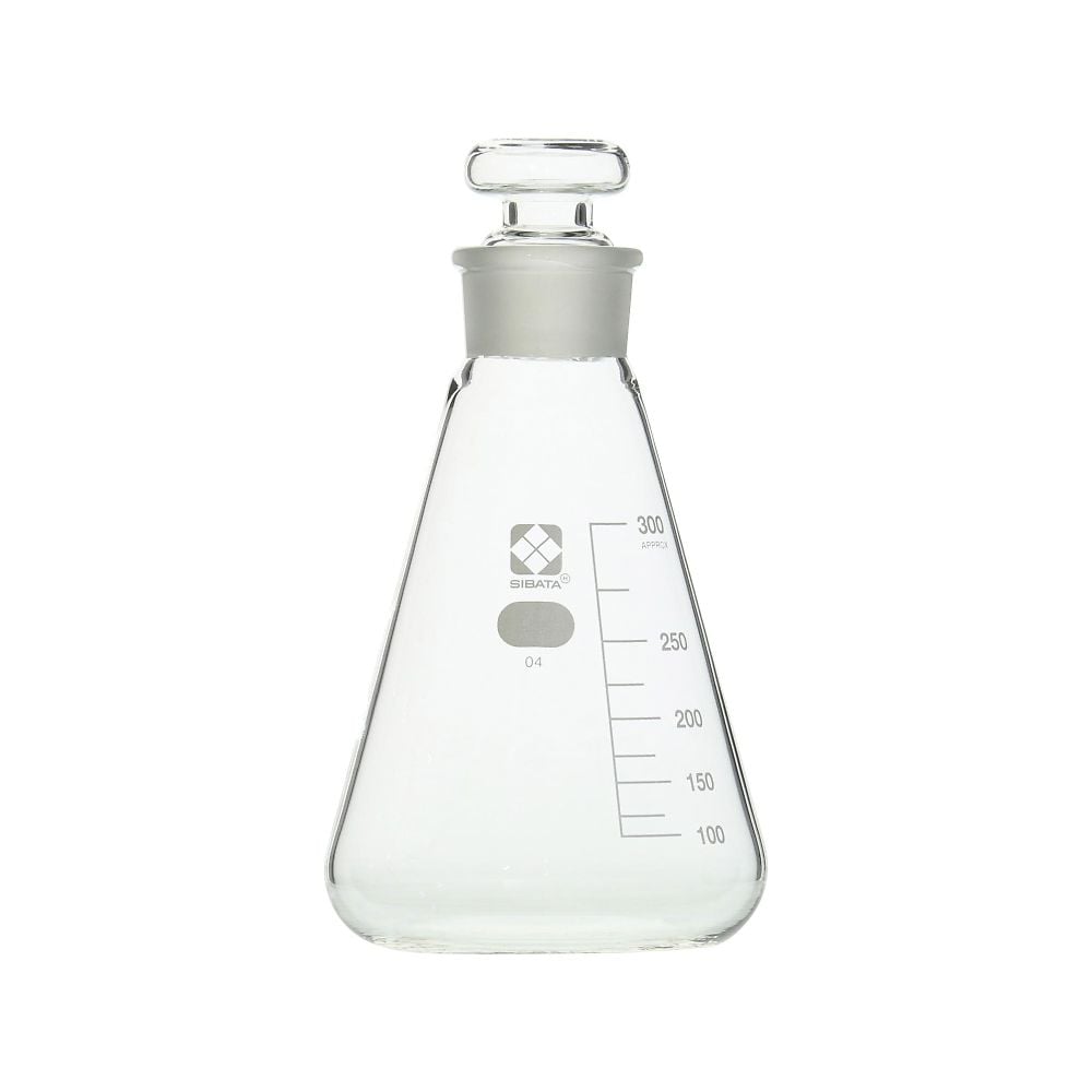 공전 삼각 플라스크(기준 눈금 첨부) 300mL 1개