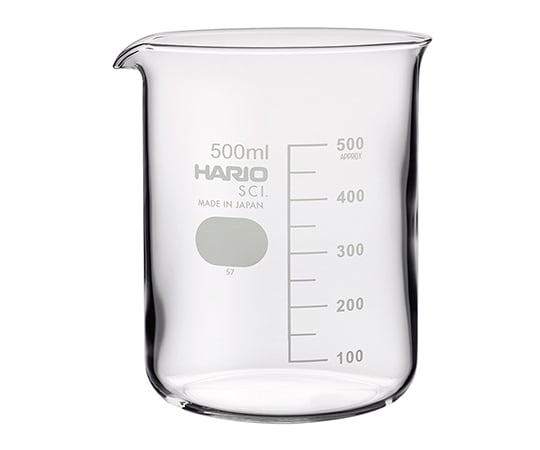 ビーカー(目安目盛付き) 500mL B-500 1個