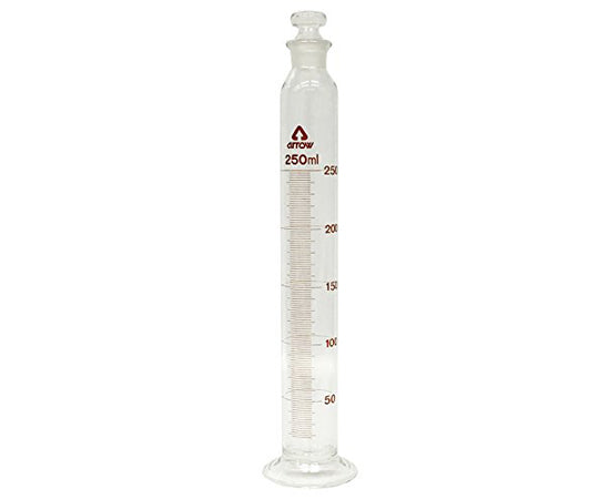 유전 메스 실린더(경질 유리제) 250mL 1개