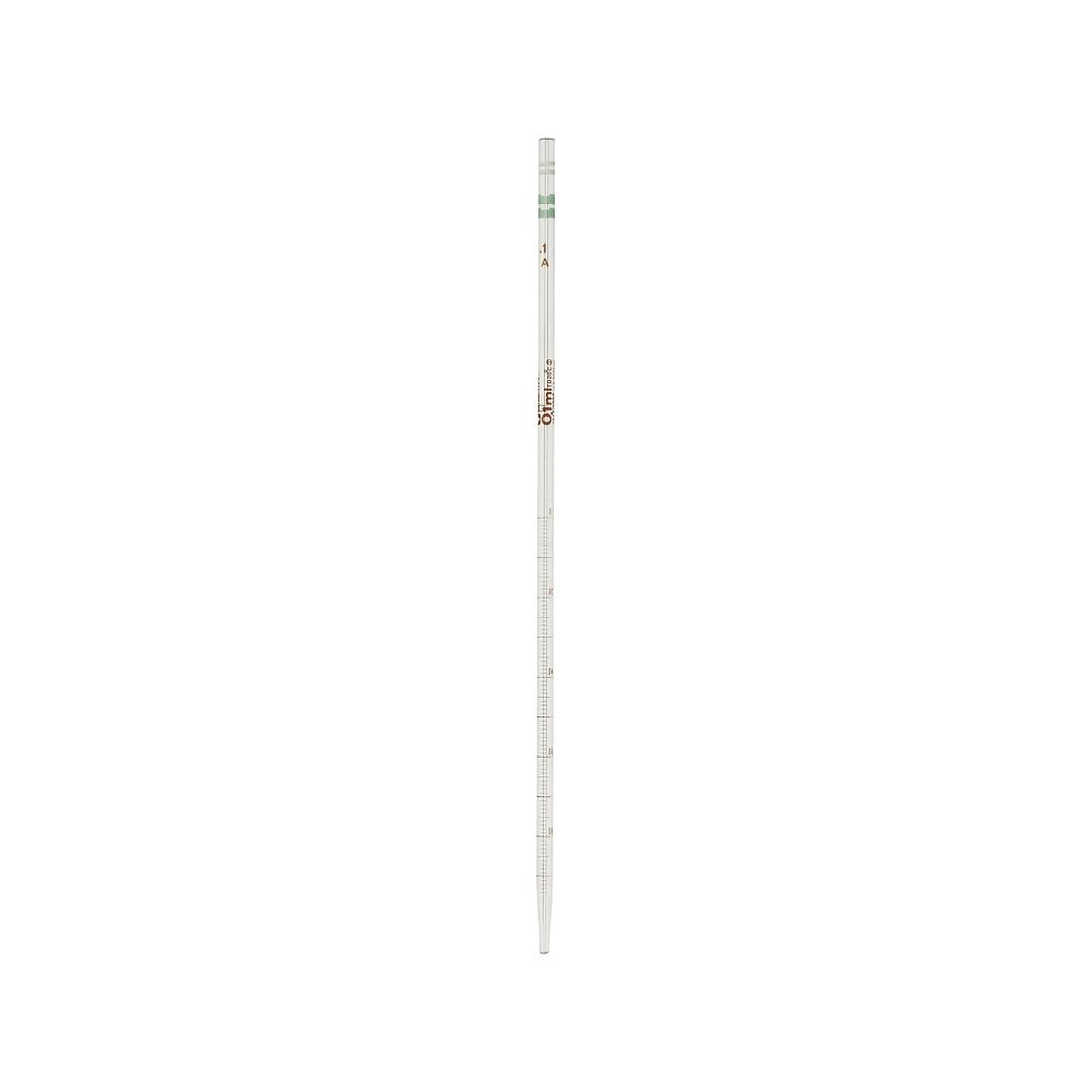 Measuring pipette with graduated tip, super grade, 0.1mL, 1 piece