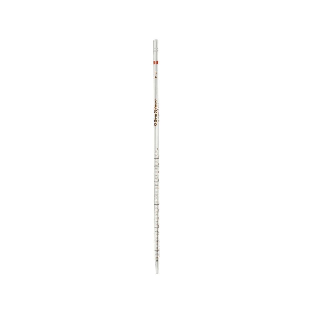 Measuring pipette with graduated tip, super grade, 0.3mL, 1 piece