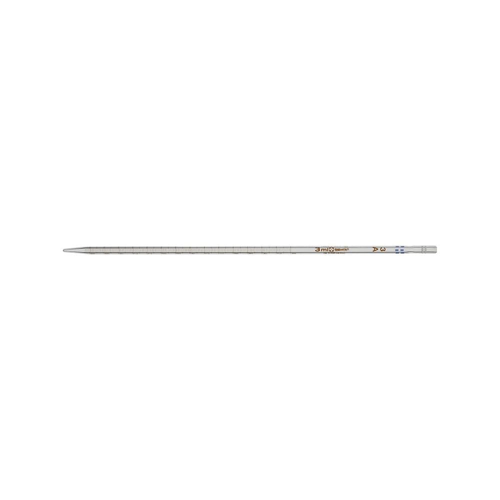 Measuring pipette with graduated tip, super grade, 3mL, 1 piece