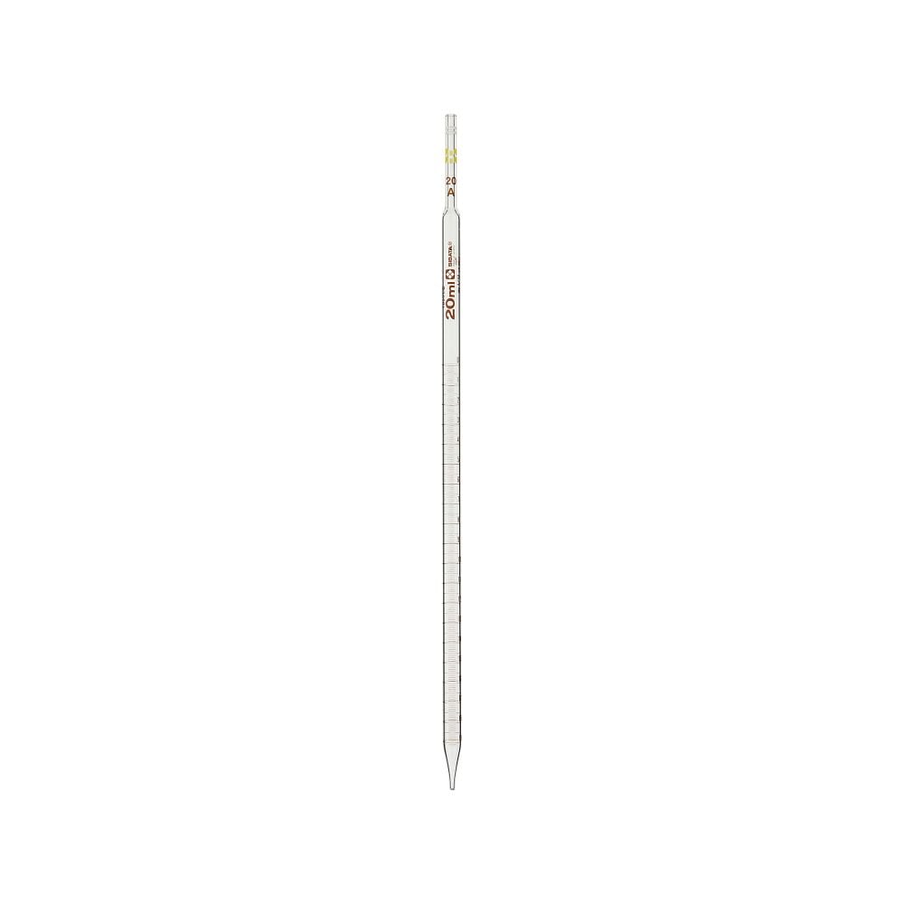 Measuring pipette with graduated tip, super grade, 20mL, 1 piece