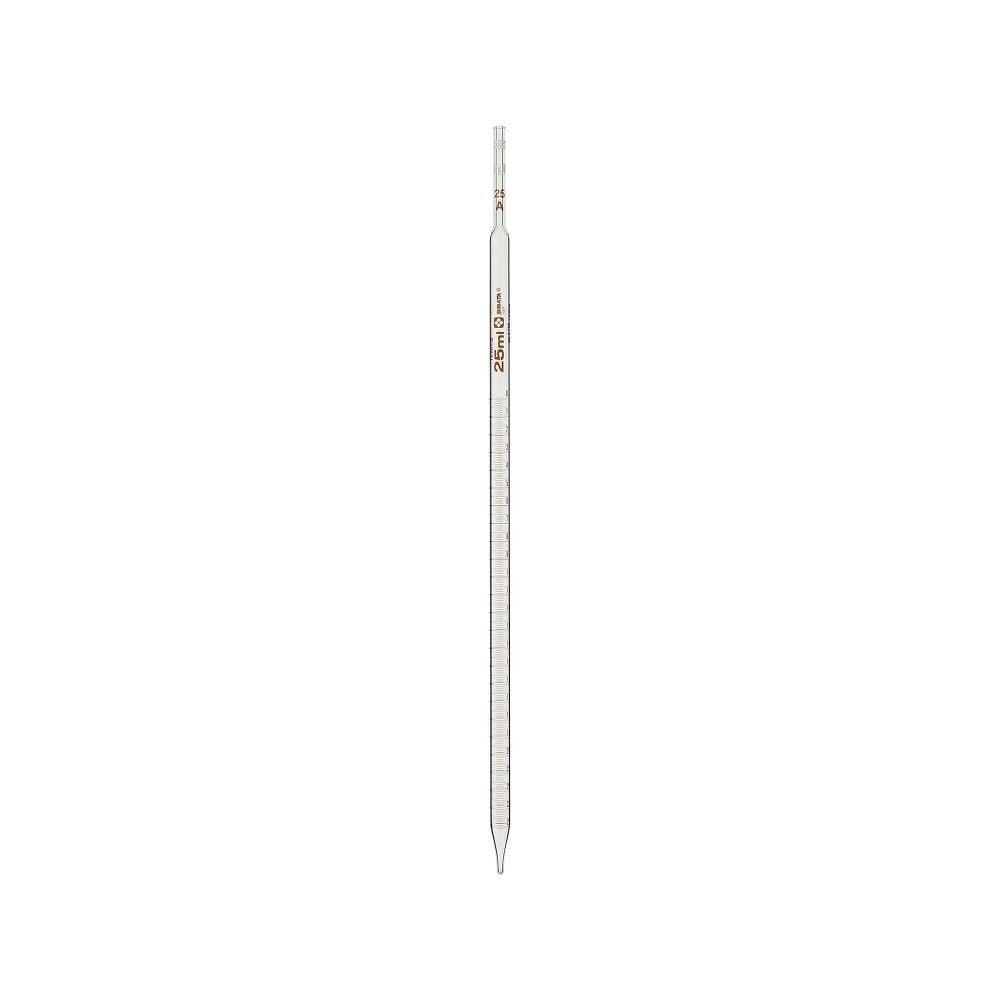 Measuring pipette with graduated tip, super grade, 25mL, 1 piece