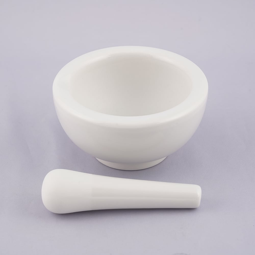 Porcelain mortar φ90mm with pestle 1 set