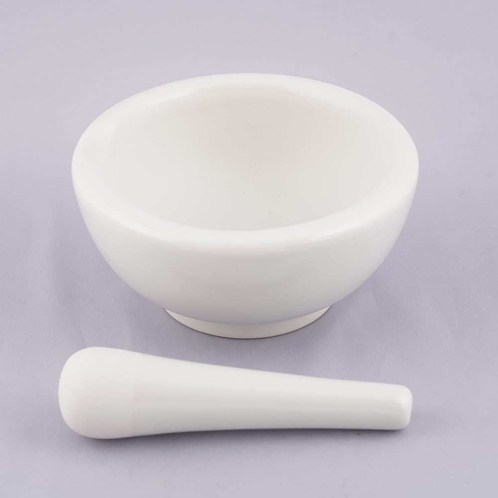 Porcelain mortar φ120mm with pestle 1 set