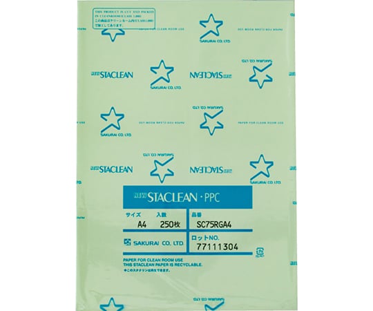 無塵紙ニュースタクリン 1箱(250枚×10冊入) SC75RG A4G 1箱(250枚×10冊入)