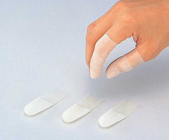 指サックスポア(R)(先端滑り止め付き) 1000枚入 2Z(M18) 1袋(1000個入)