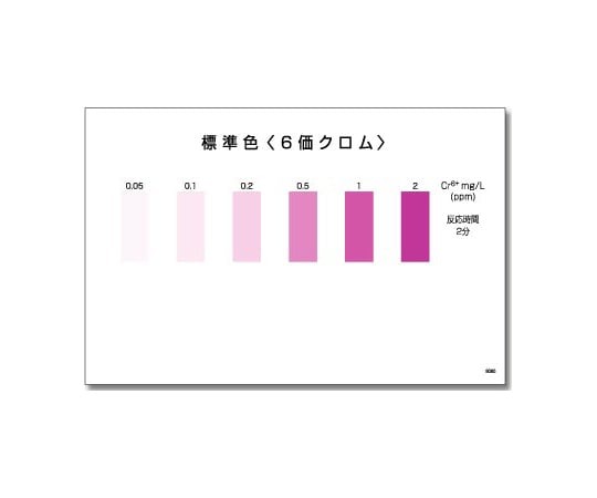 팩 테스트® (간이 수질 검사 기구) 6가 크롬 1상자(5개×10봉투입) WAK-Cr6+ 1상자(5개×10봉투입)